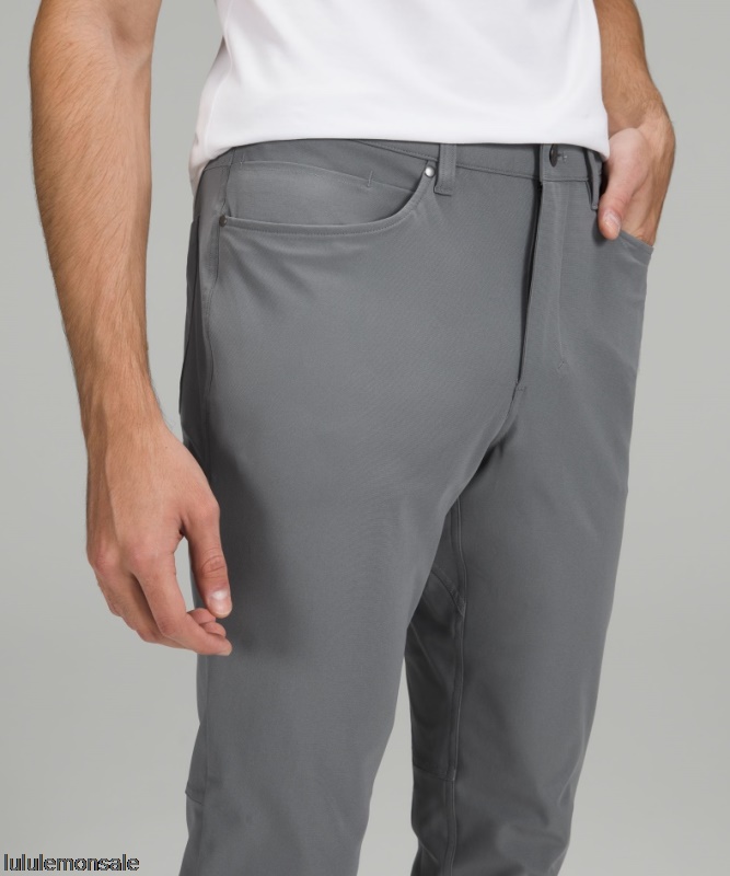 Lululemon Deutschland DELULU1043 | Asphalt Grau Abc Slim-fit Hose 32 Warpstreme